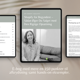 Tjekliste til opstart af Shopify webshop, sådan kommer du igang med din webshop